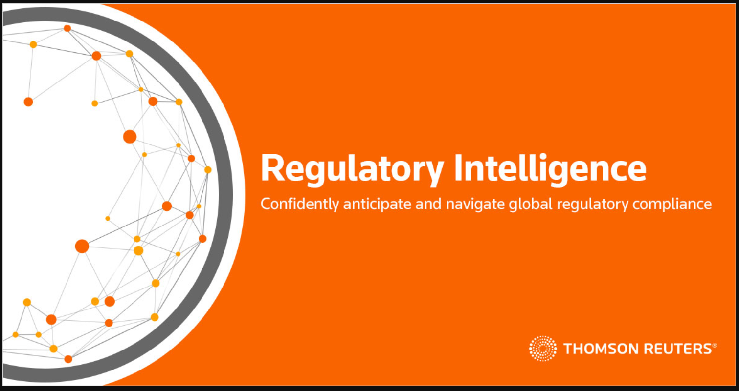 Thomson Reuters Regulatory Intelligence